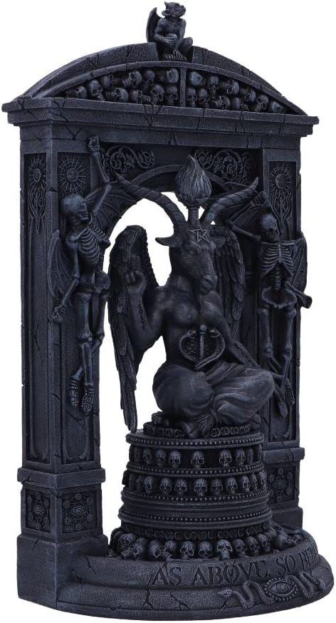 Nemesis Now Baphomet's Temple Ornament, Grey, 28cm
