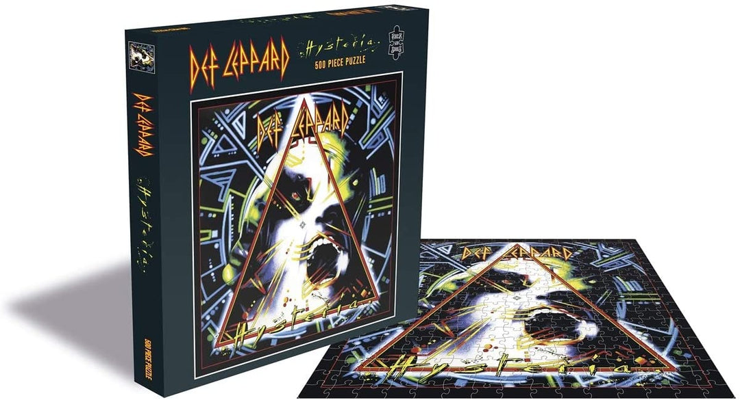 Zee Productions - Def Leppard - Hysteria - 500 Piece Jigsaw Puzzle - Officially Licenced - Perfect for Adults, Family and Rock Fans