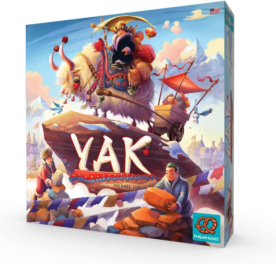 Pretzel Games | Yak | Board Game | Ages 8+ | 2-4 Players | 30-60 Minutes Playing