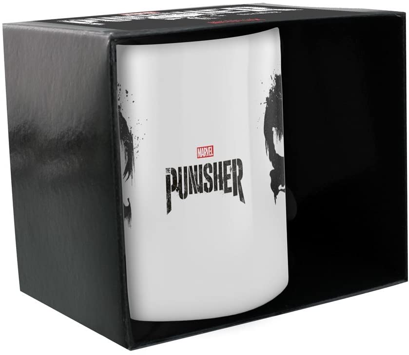 Pyramid MG24925 The Punisher Skull Kaffeetasse, Porzellan, mehrfarbig