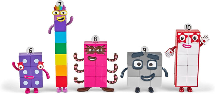 Learning Resources Numberblocks Friends Six to Ten, Play Figures, Official Colle