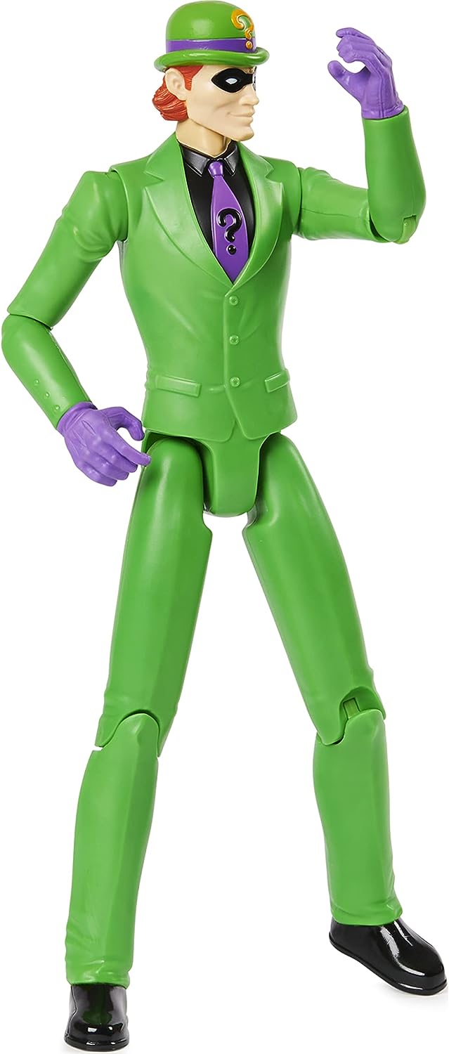 Batman 12-inch The Riddler Action Figure, for Kids Aged 3 and up