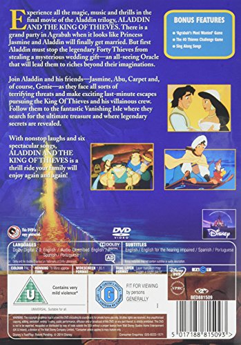 Aladdin and the King of Thieves [DVD]
