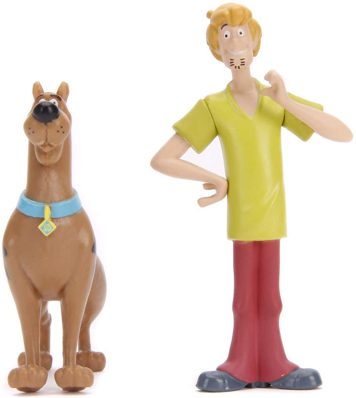 SCOOBY DOO MYSTERY MACHINE DRUCKGUSS-REPLIK IM MASSSTAB 1:24 MIT SCOOBY- UND SHAGGY-FIGUREN