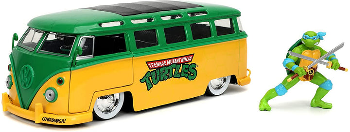 Jada TMNT - Leonardo & 1962 VW Bus - 1:24