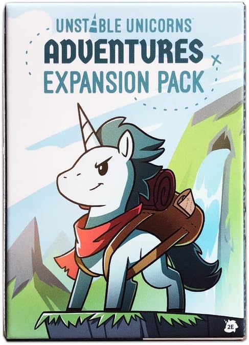 TeeTurtle | Unstable Unicorns Adventures Expansion Pack | Card Game | Ages 14+ |