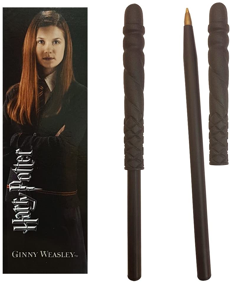 The Noble Collection Harry Potter Ginny Weasley Wand Pen and Bookmark 9in (23cm) Stationery Pack