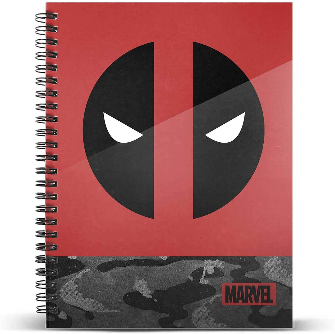 Deadpool Rebel-DIN A4 Grid Paper Notebook