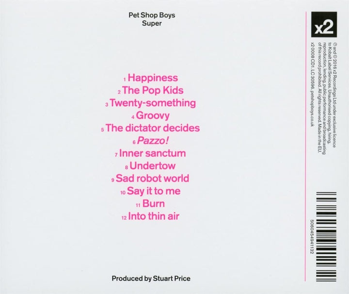 Pet Shop Boys - Super [Audio-CD]