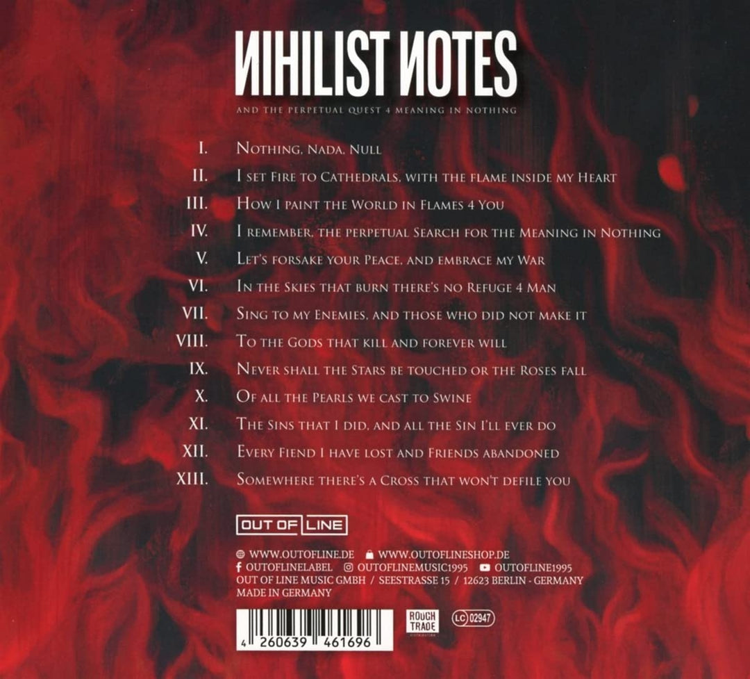 Nihilist Notes [and The Perpetual Quest 4 Meaning In Nothing] [Audio CD]