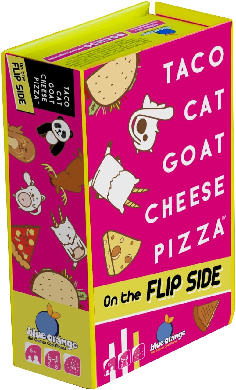 Blue Orange | Taco Cat Goat Cheese Pizza On the Flip Side | Card Game | Ages 8+