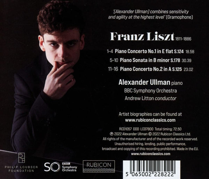 Liszt: Piano Concertos Nos. 1 & 2/Piano Sonata [Audio CD]