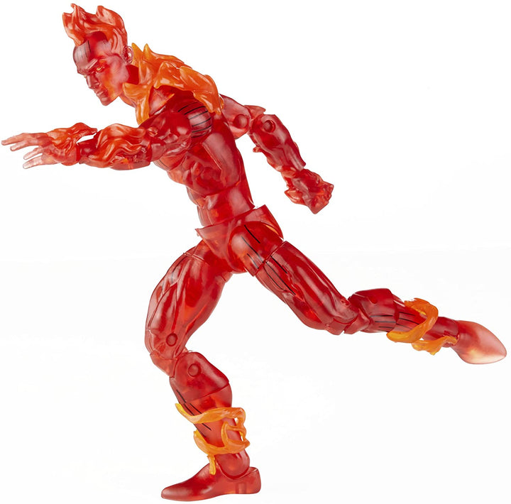 Hasbro Marvel Legends Series Retro Fantastic Four The Human Torch 6-inch Action
