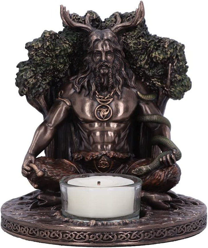 Nemesis Now Cernunnos Tealight Holder 13.5cm, Bronze