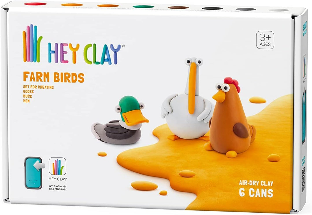 Hey Clay Farm Birds Set