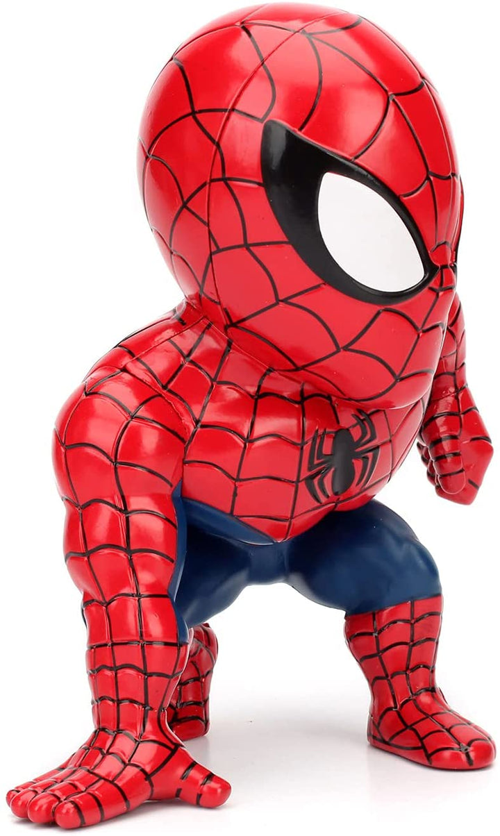 Jada 253223005 Marvel 6" Spiderman DIE-CAST Collector Figure, Multi-Coloured