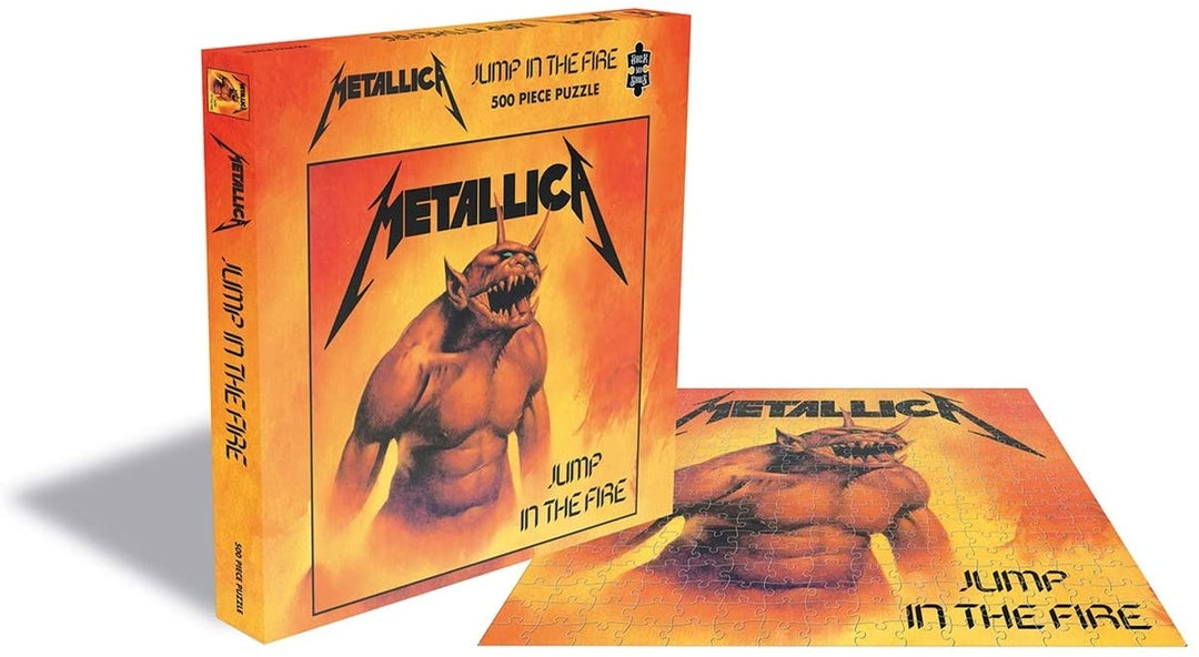 Zee Company Metallica Jigsaw Puzzle Jump In The Fire Official 500 Piece One Size
