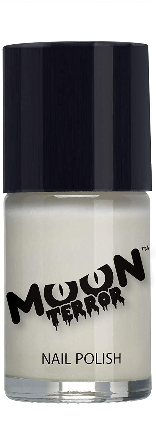 Moon Terror - Halloween Nail Polish - 14ml - For spooky halloween nails. Perfect for vampire, ghost, skeleton, witch, pumpkin, monster etc - Wicked White