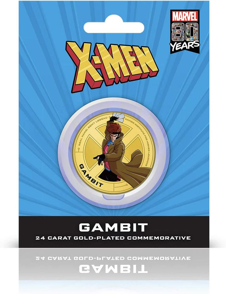 The Koin Club Marvel Gifts for Men Gambit X Men Animated Series Retro 90s Limite