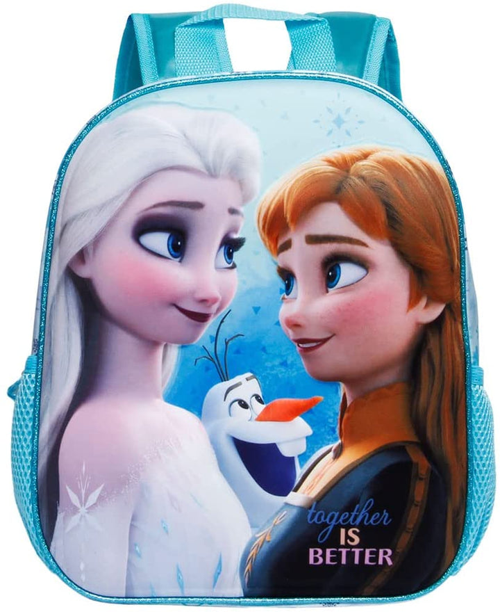 Frozen 2 Better-Small 3D Backpack, Blue