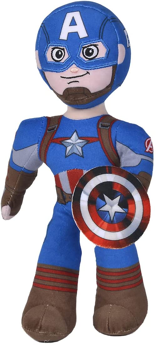 Simba Disney Marvel Captain America 25 cm with Articulated Interior Skeleton for Different Positions