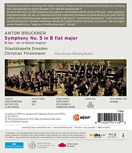 Bruckner: Symphony No. 5 [2014] - [Blu-ray]