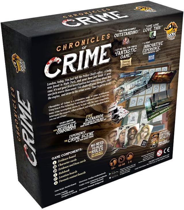 Lucky Duck Games - Chronicles of Crime - Board Game