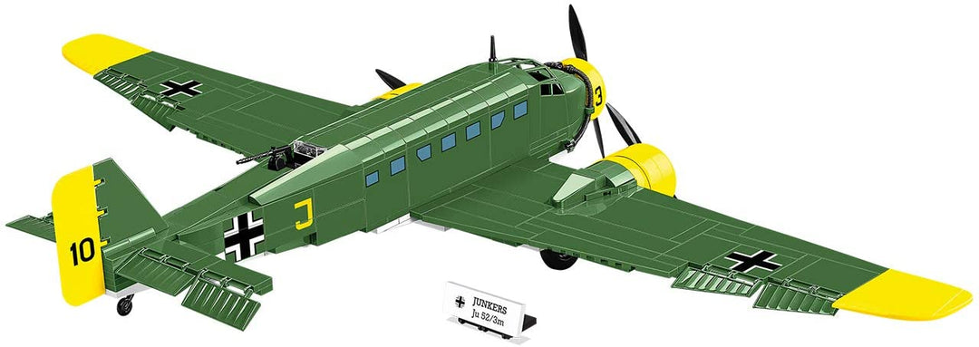 COBI 5710 Junkers JU 52/3M Bausteine, Grün, Gelb