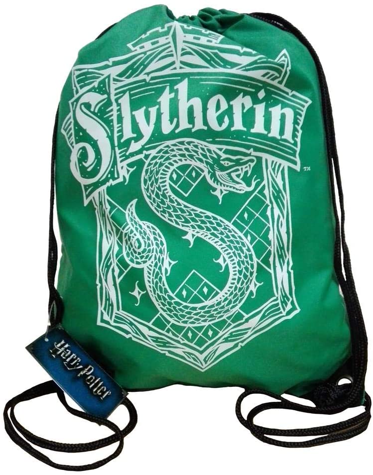 Harry Potter Bolsa Mochila Cordones Gymsac Harry Potter 'Slytherin' De Cine/tv Drawstring Bag 40 Centimeters Multicolour (Multicolor)
