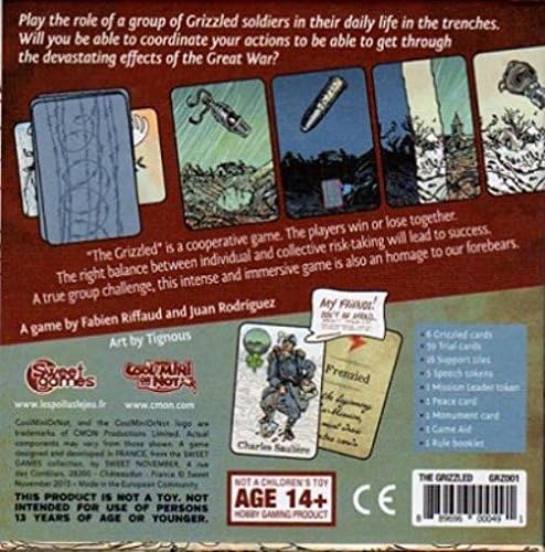 Cool Mini Or Not CMNGRZ0001 The Grizzled Card Game