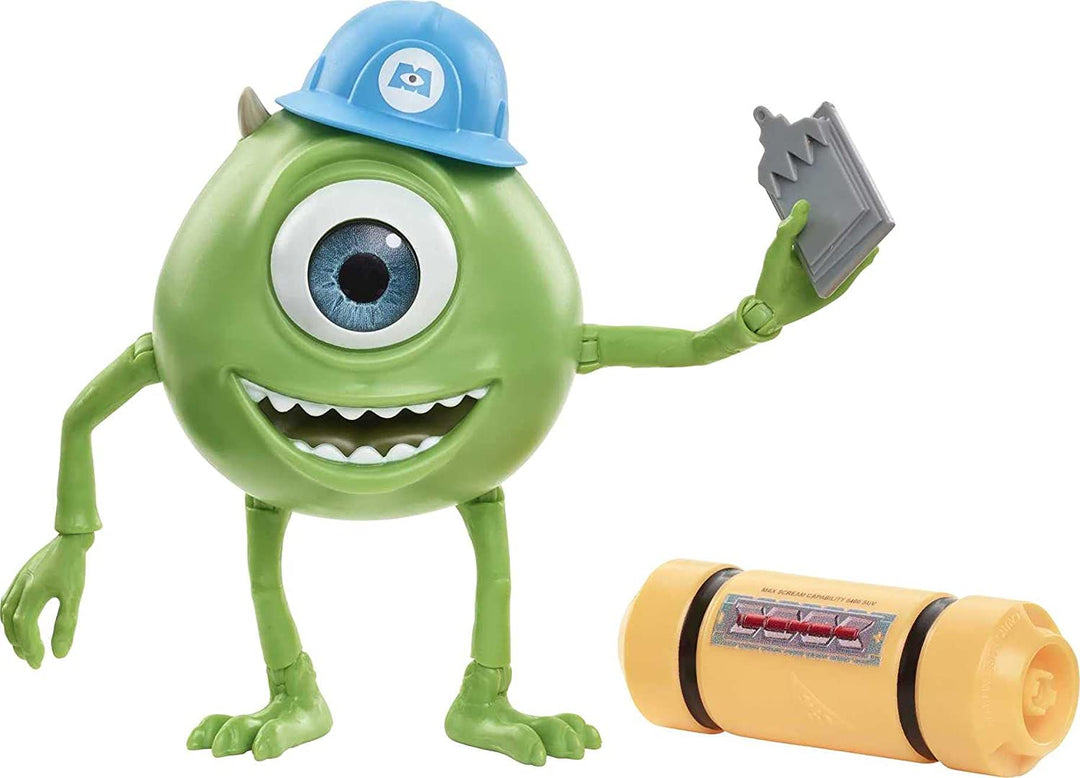 Pixar Interactables Mike Wazowski Talking Action Figure, 4-in / 10.2-cm Tall Posable Movie Character Toy