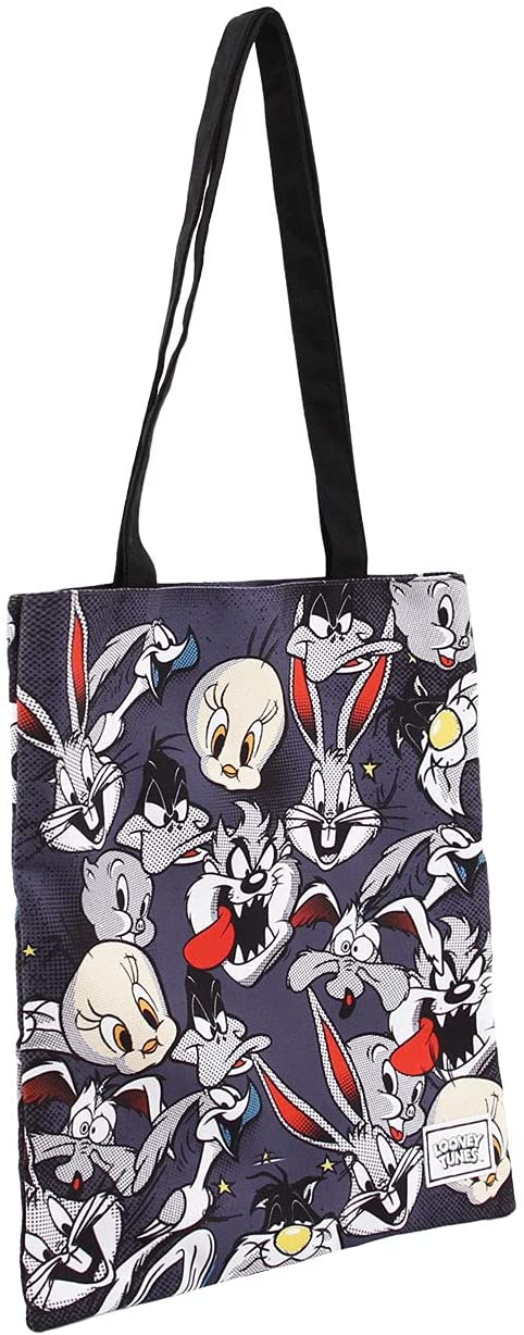Looney Tunes Folks-Shopping Bag, Grey