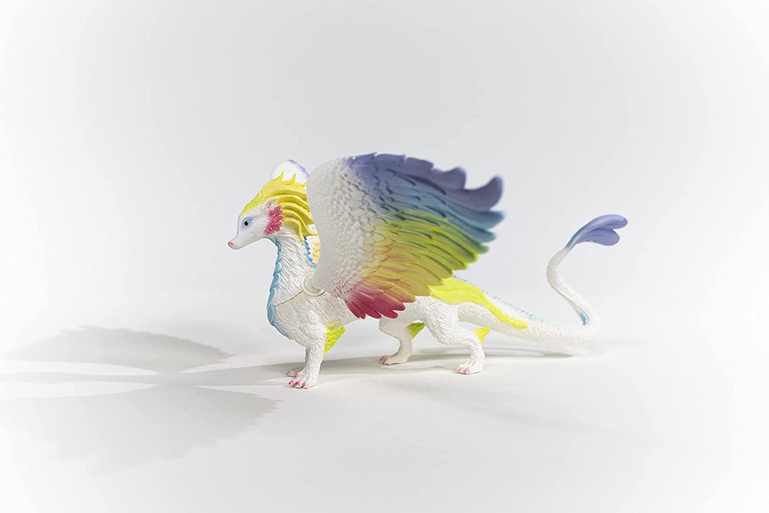 SCHLEICH 70728 bayala Rainbow Dragon Figurine, Multicolored