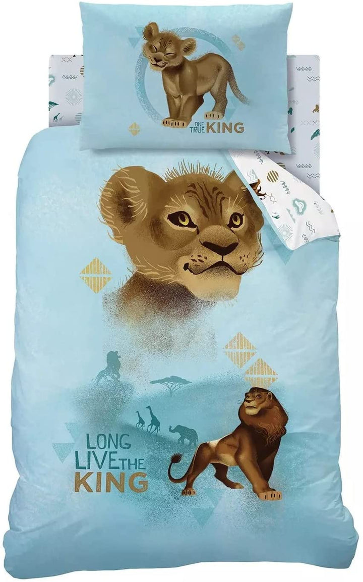 Disney-Bettwäsche-Set, Polycotton, Mehrfarbig, Einzelbett