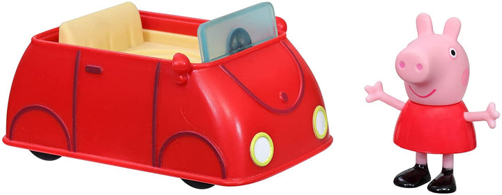 Peppa Pig F22125X1 Peppa’s Adventures Vehicles Little Red Car Toy with Figure, A