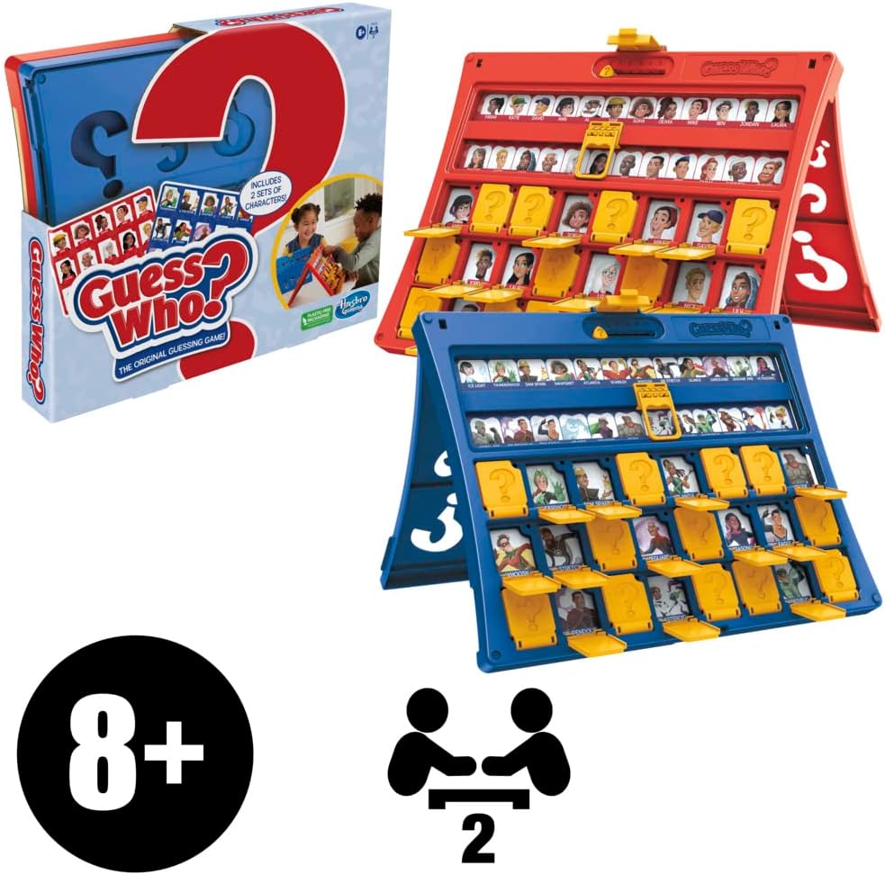 Rate wer? Originelles Ratespiel, Brettspiel für Kinder ab 6 Jahren für 2 P