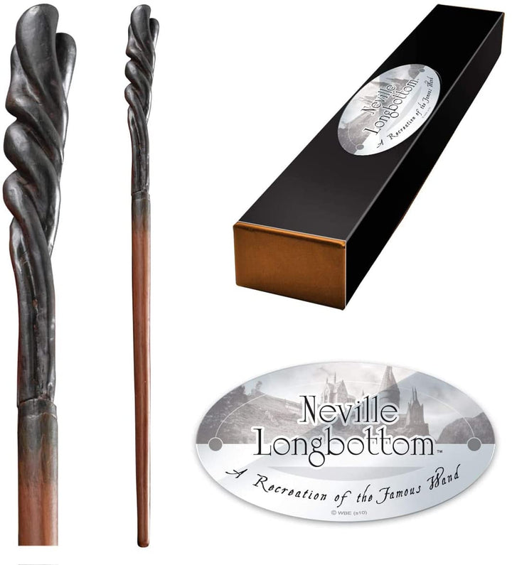 The Noble Collection - Neville Longbottom Character Wand 13in (34cm) Wizarding World Wand With Name Tag