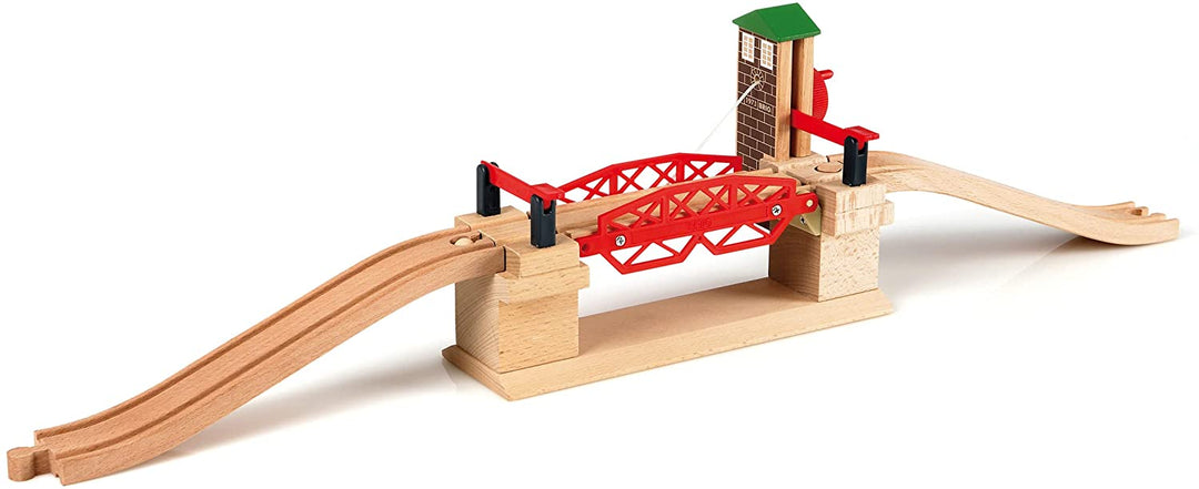 BRIO World Lifting Bridge for Kids Age 3 Years Up - Compatible with all BRIO Railway Sets & Accessories