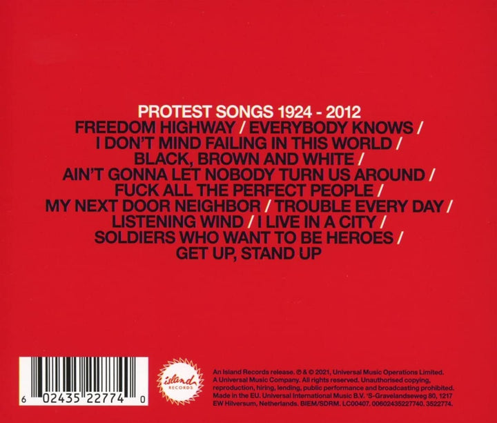 The Specials - Protest Songs 1924-2012 [Audio CD]