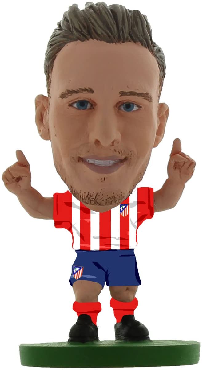 SoccerStarz SOC1094 Atletico Madrid Saul Niguez Home Kit Classic Figures