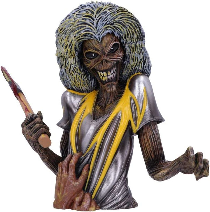 Nemesis Now Officially Licensed Iron Maiden Killers Bust Box (Small) Yellow, 16.