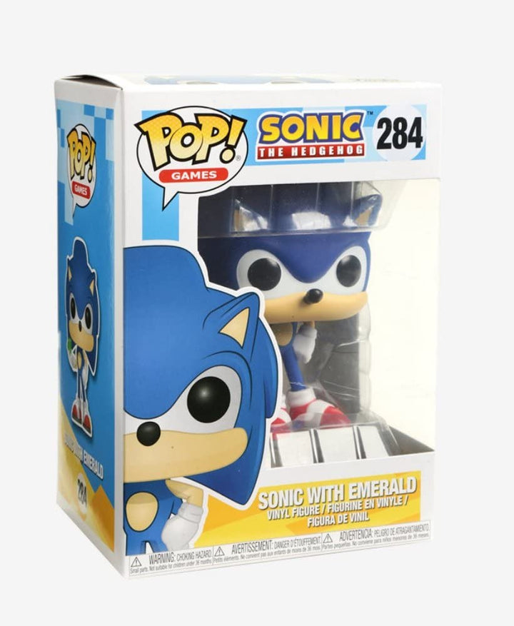 Sonic the Hedgehog Sonic with Emerald Funko 20147 Pop! Vinyl #284
