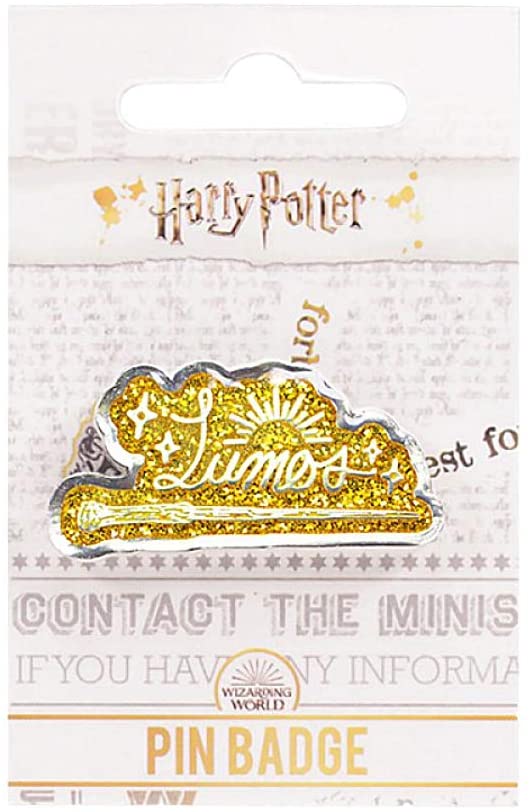 Genuine Harry Potter Lumos Charm Pin Badge Hogwarts