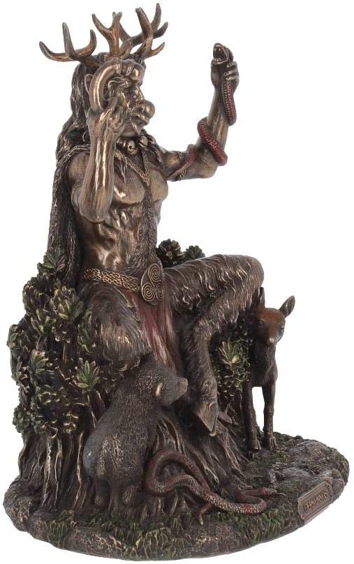 Nemesis Now Cernunnos and Animals 23cm Figurine, Bronze