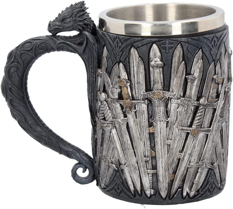 Nemesis Now Sword Tankard Mug 14cm Silver