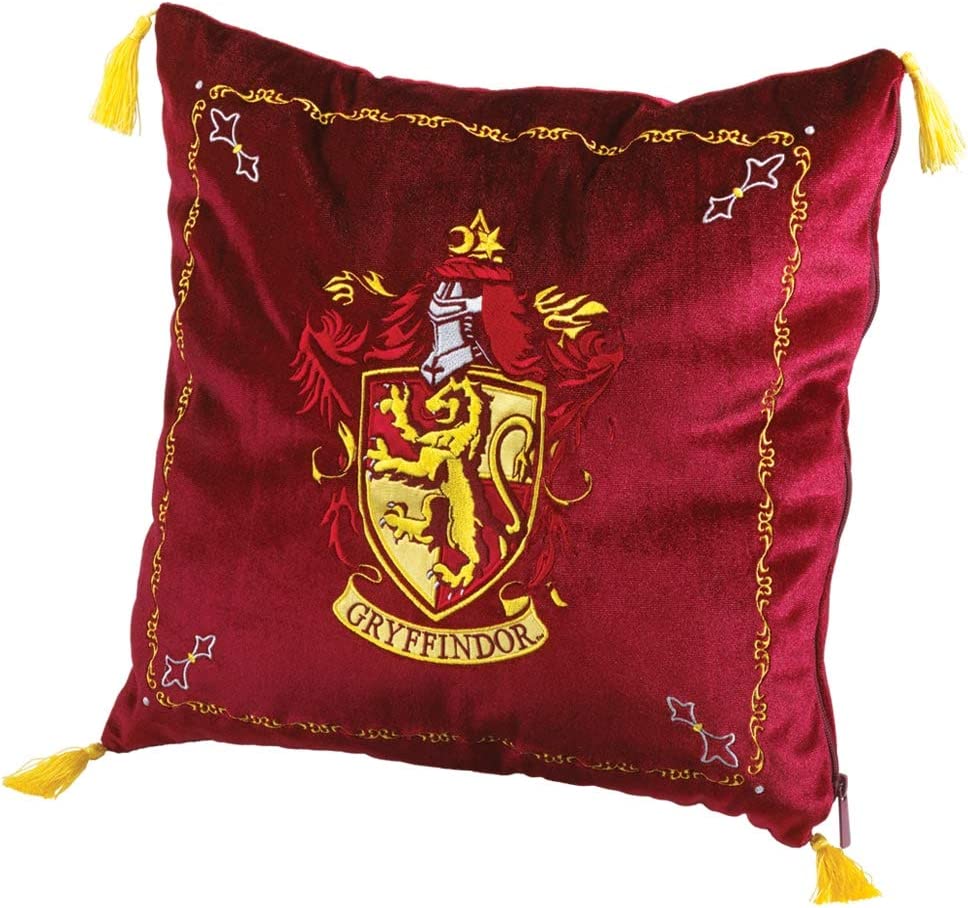 The Noble Collection Gryffindor House Mascot Plush & Cushion Officially Licensed 13in (34cm) Harry Potter Toy Dolls Gryffindor Lion Mascot Plush - For Kids & Adults