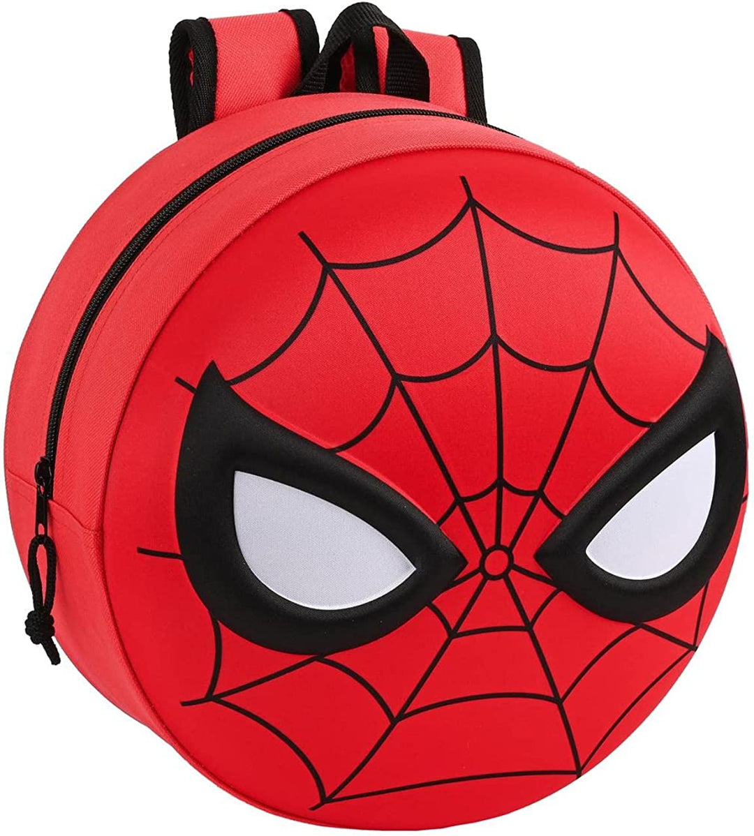 Safta - (642267358) Round Backpack 3d Round Spider-Man Backpack