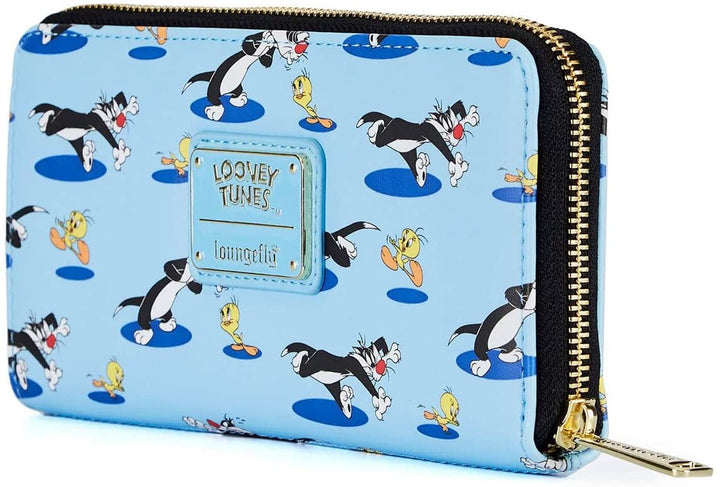 Loungefly x Looney Tunes Tweety and Sylvester Zip-Around Wallet