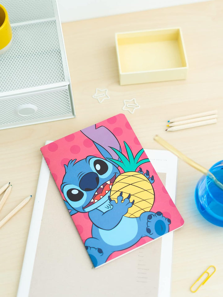 Grupo Erik Disney Stitch Tropical Pack Of 3 A5 Notebooks | A5 Notebook