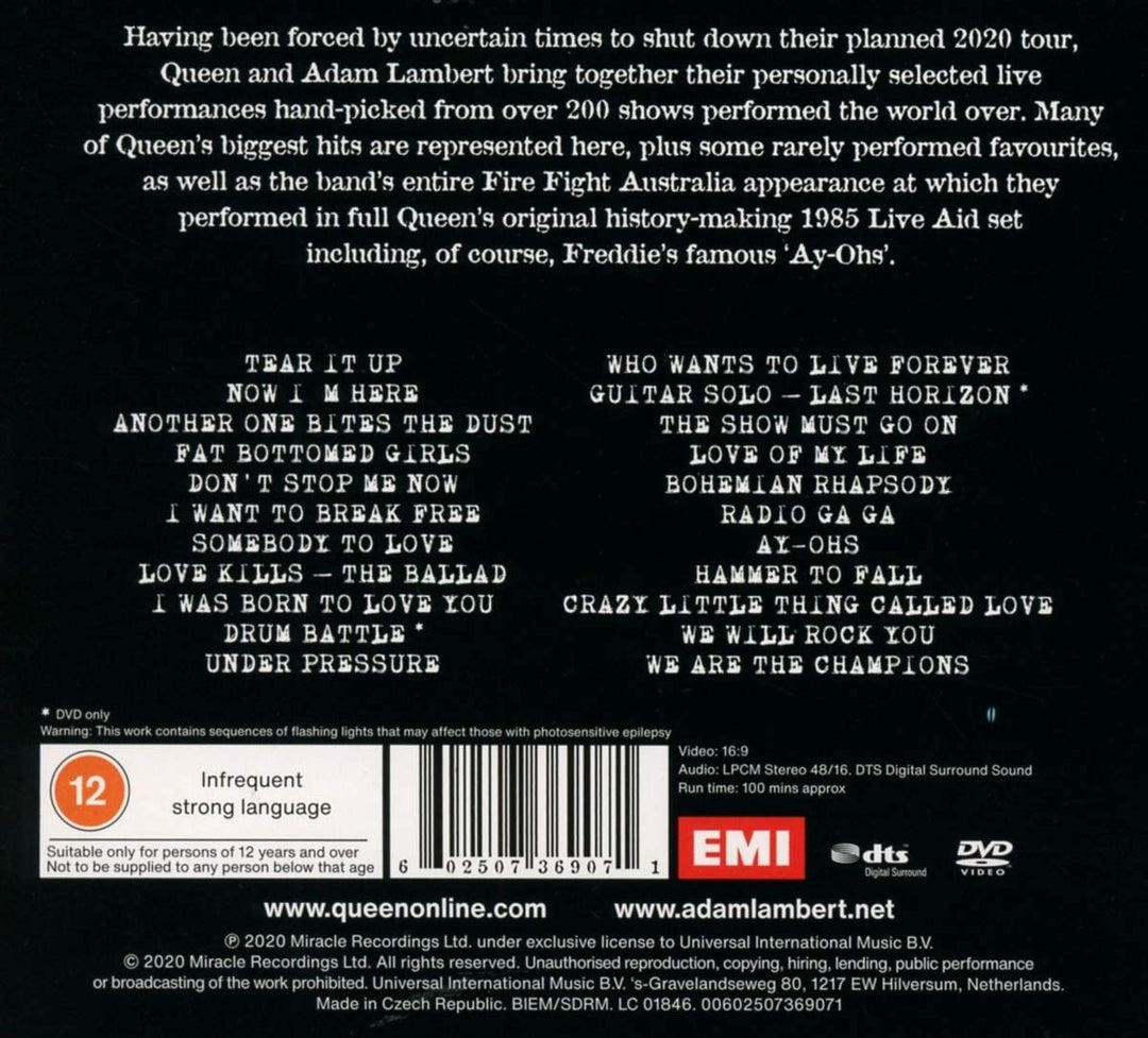 Queen Adam Lambert - Live Around The World Set] [Audio CD]